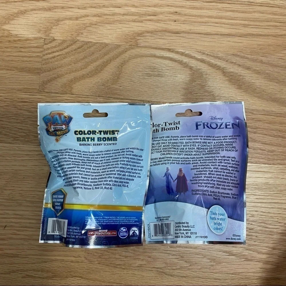 Paw Patrol & Frozen Bath Bombs NEW Disney Nickelodeon Elsa Anna Marshal